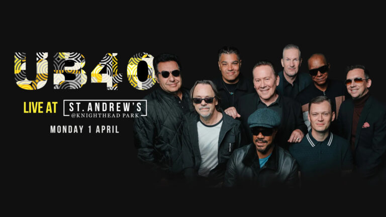 UB40 Concert At St. Andrew’s @ Knighthead Park Announcement