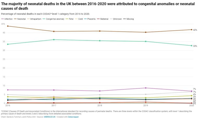 Neonatal Deaths In The U.K. Between 2016 - 2020