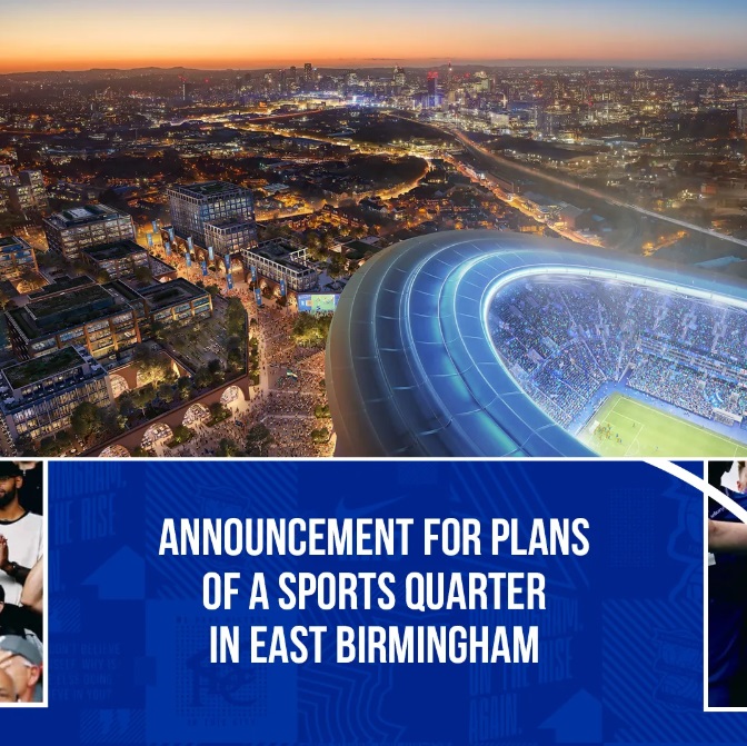 Announcement For Plans Of A Sports Quarter In East Birmingham