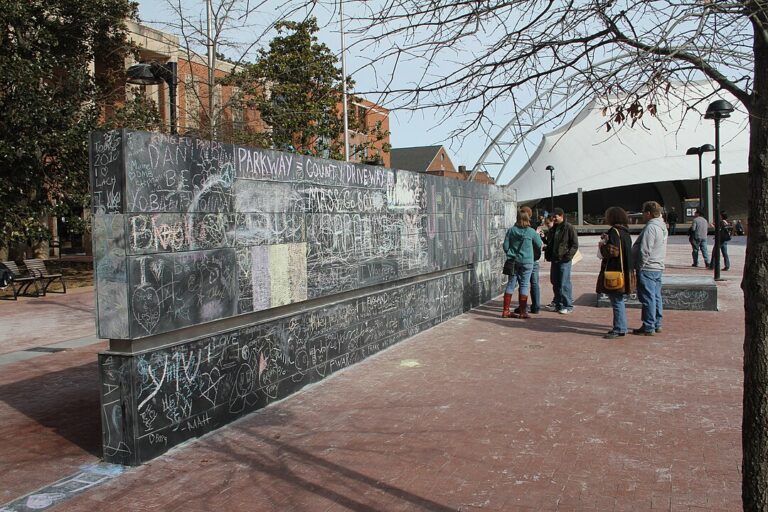 The Permanent Free Speech Wall In Charlottesville, Virginia, U.S.A.